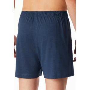 Schiesser Heren Boxershort | Donkerblauw met Print