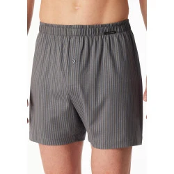 Schiesser Heren Boxershort | Grijs Gestreept
