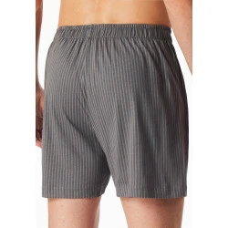 Schiesser Heren Boxershort | Grijs Gestreept
