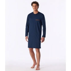 Schiesser Single Jersey Nachthemd | Koper Print