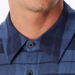Schiesser Pyjama Flanel | Marine Blauw Geruit