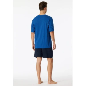 Schiesser Shortama | Indigo Print