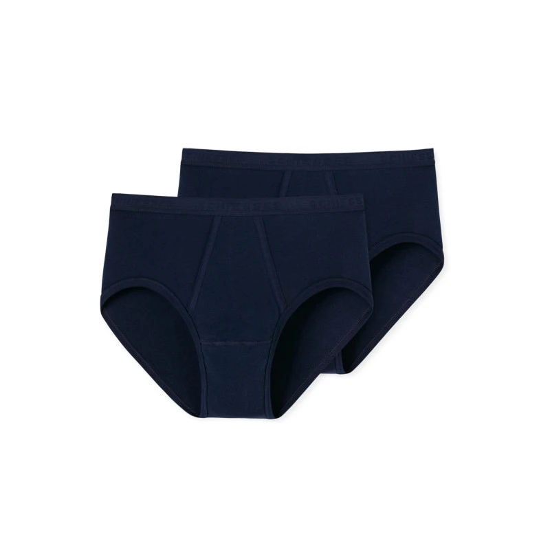 Schiesser Slip met Gulp | Duo Navy | www.pietkoopmans.nl