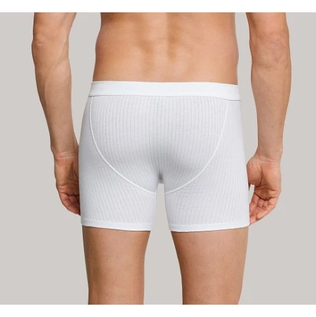 Schiesser Authentic Short | Wit Duo Verpakking | www.pietkoopmans.nl