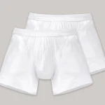 Schiesser Authentic Short | Wit Duo Verpakking | www.pietkoopmans.nl