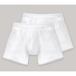 Schiesser Authentic Short | Wit Duo Verpakking