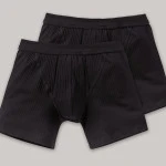 Schiesser Authentic Short | Zwart Duo Verpakking | www.pietkoopmans.nl