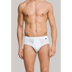 Schiesser Feinrib Slip Gulp Duo | Wit