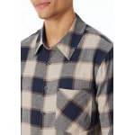 Schiesser Pyjama Flanel | Camel Ruit | www.pietkoopmans.nl
