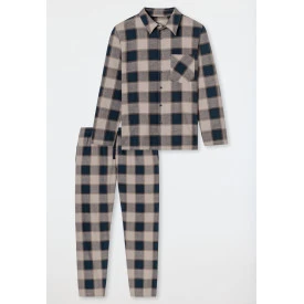 Schiesser Pyjama Flanel | Camel Ruit