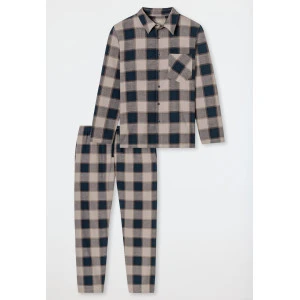 Schiesser Pyjama Flanel | Camel Ruit