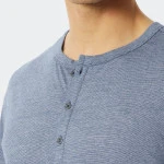 Schiesser Nachthemd | Tricot Marine Gestreept