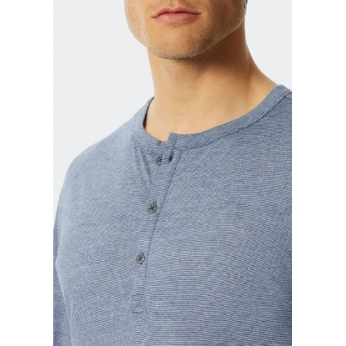 Schiesser Nachthemd | Tricot Marine Gestreept