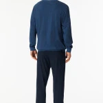 Schiesser Pyjama Tricot | Artic Blue Print | www.pietkoopmans.nl