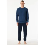 Schiesser Pyjama Tricot | Artic Blue Print | www.pietkoopmans.nl