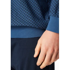 Schiesser Pyjama Tricot | Artic Blue Print