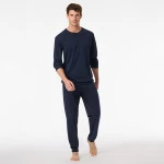 Lange Pyjama Schiesser Tricot | Marine Streep | www.pietkoopmans.nl