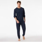 Lange Pyjama Schiesser Tricot | Marine Streep | www.pietkoopmans.nl