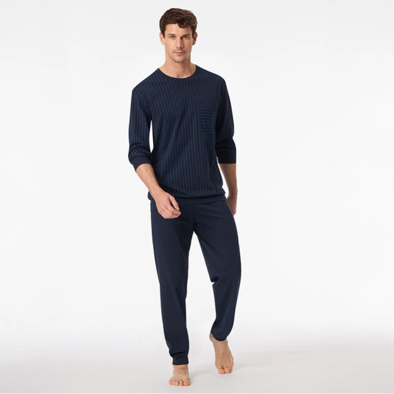 Lange Pyjama Schiesser Tricot | Marine Streep | www.pietkoopmans.nl