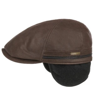 Stetson Flat Cap Oorkleppen | Donkerbruin