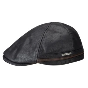 Stetson Flat Cap Oorkleppen | Zwart