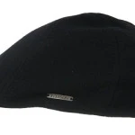 Stetson Flat Cap Texas Oorkleppen| Zwart | www.pietkoopmans.nl