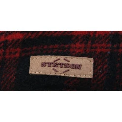 Stetson Texas Flatcap | Rood  Zwart Geruit | www.pietkoopmans.nl