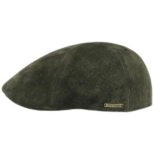 Stetson Flat Cap Texas Suede | Donker Olijf