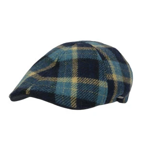 Stetson Texas Flatcap | Groen Geel Geruit