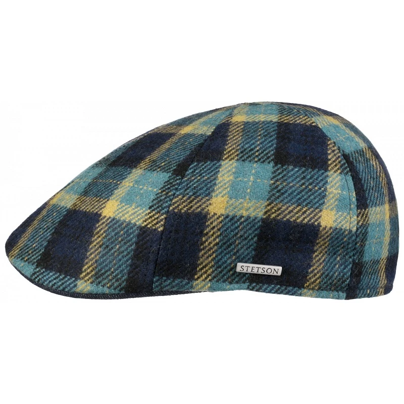 Stetson Texas Flatcap | Groen Geel Geruit | www.pietkoopmans.nl