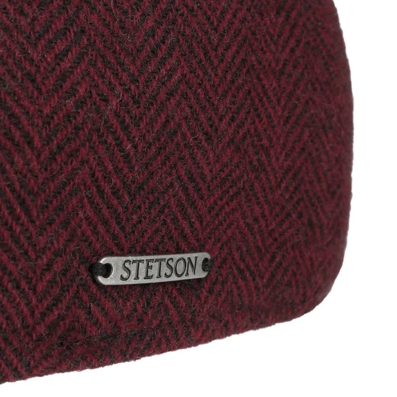 Stetson Texas Flatcap Visgraat | Rood | www.pietkoopmans.nl