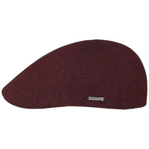 Stetson Texas Flatcap Visgraat | Rood