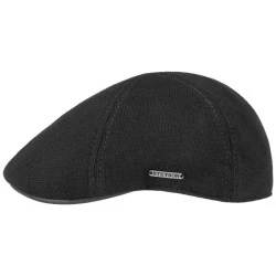 Stetson Flat Cap Texas | Zwart