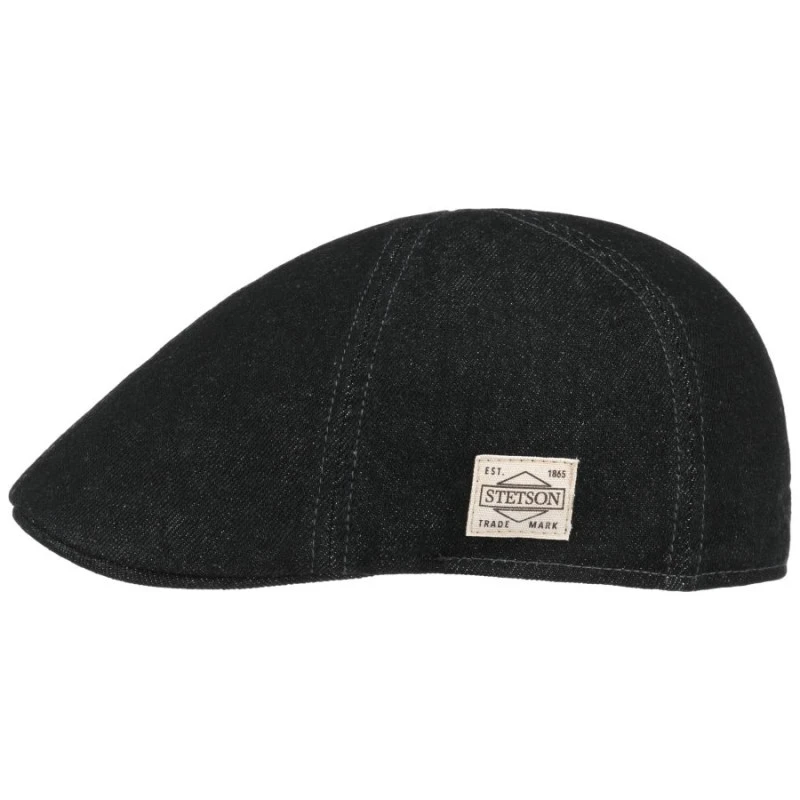 Stetson Flat Cap Texas | Jeans Black | www.pietkoopmans.nl