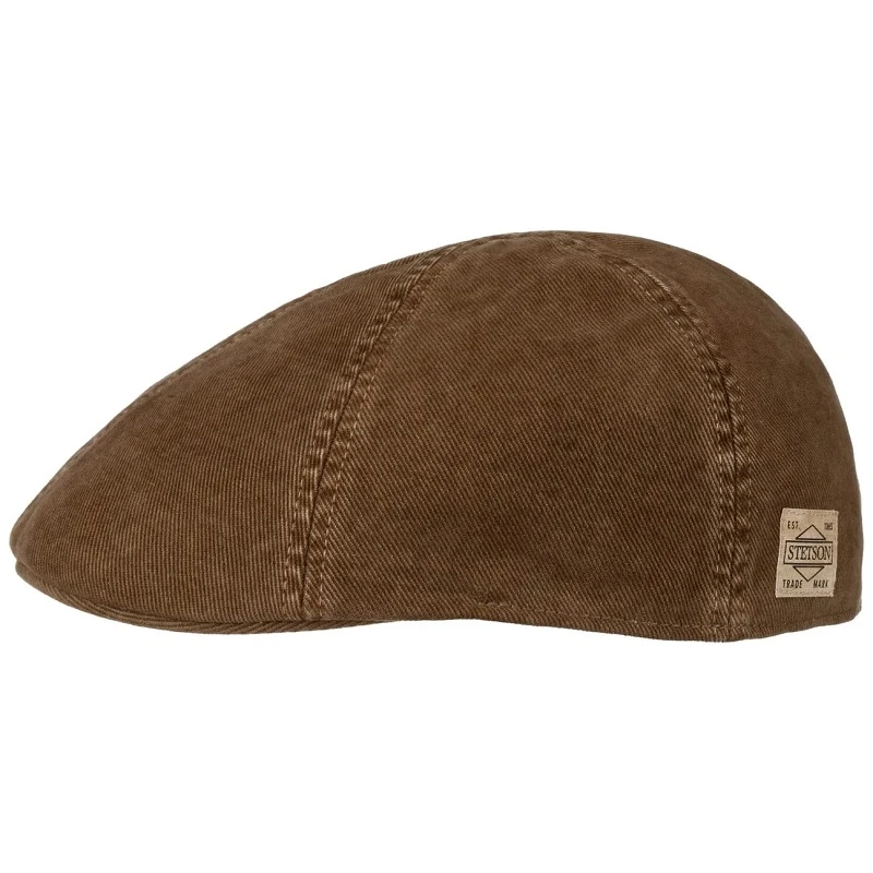 Stetson Flat Cap | Texas | Bruin | www.pietkoopmans.nl