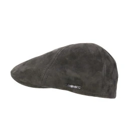 Stetson Flat Cap Texas Suede | Taupe