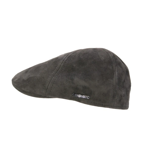 Stetson Flat Cap Texas Suede | Taupe | Piet Koopmans
