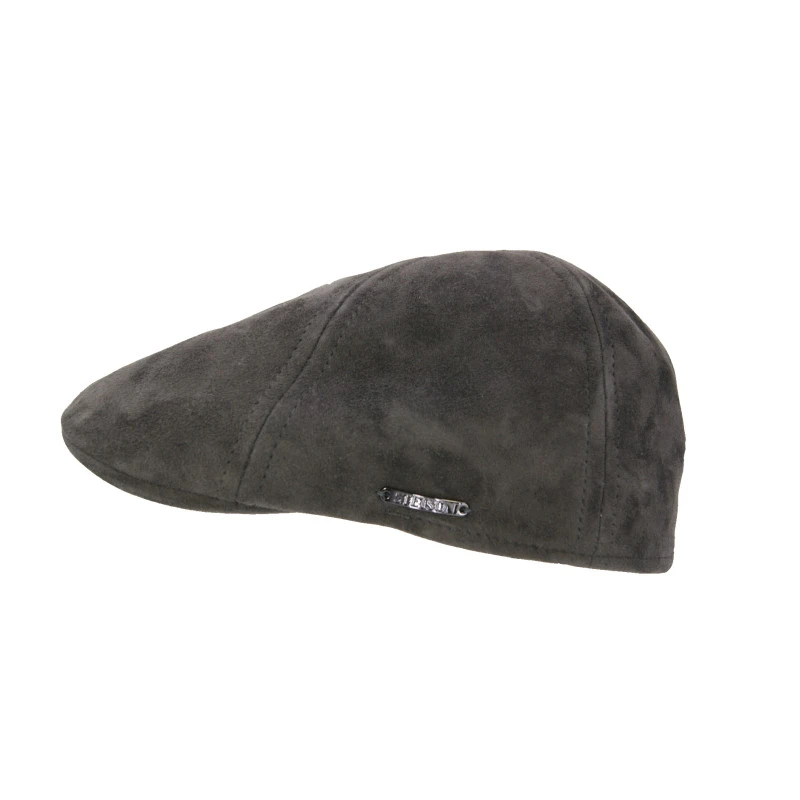 Stetson Flat Cap Texas Suede | Taupe | Piet Koopmans