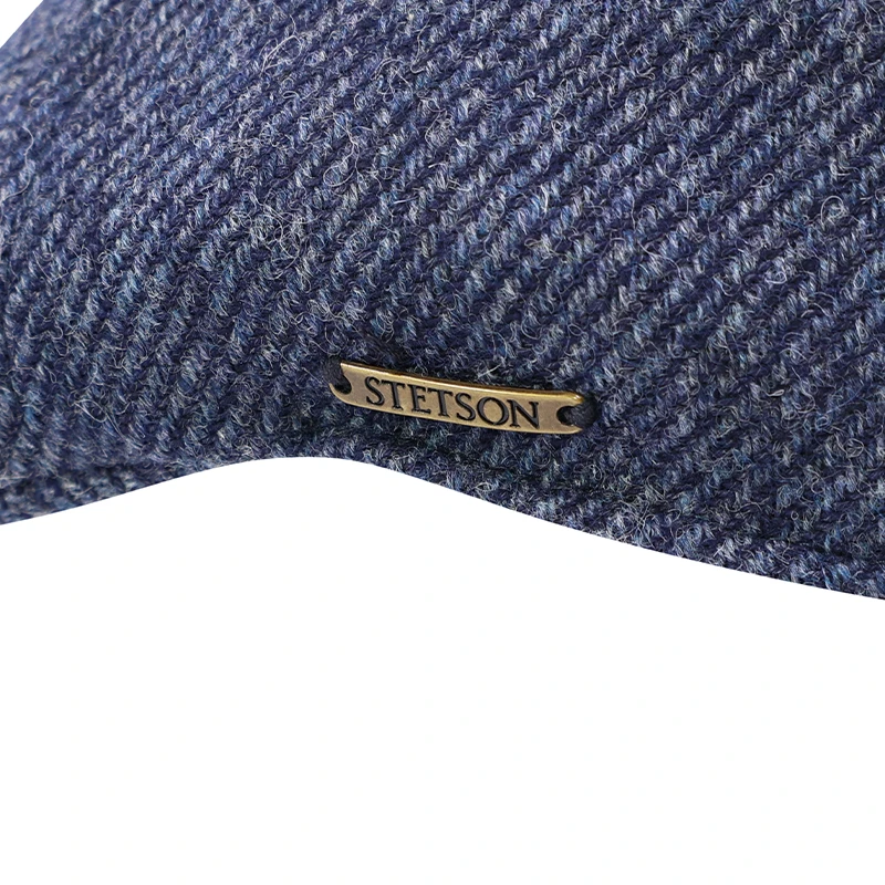 Stetson Flatcap Twill | Jeansblauw | www.pietkoopmans.nl 