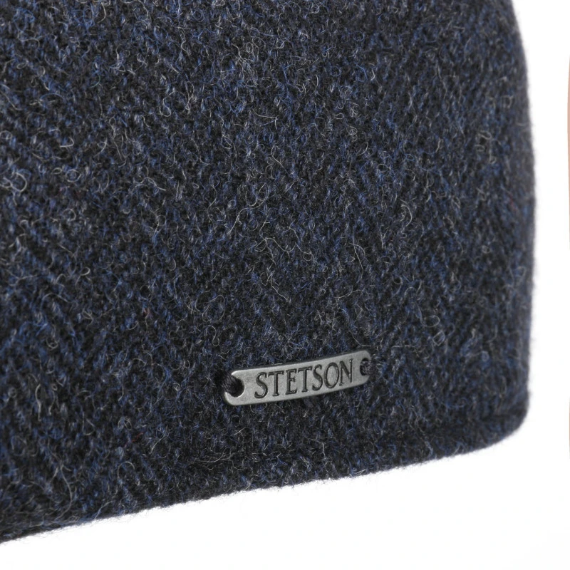 Stetson Texas Flatcap Visgraat | Marine | www.pietkoopmans.nl