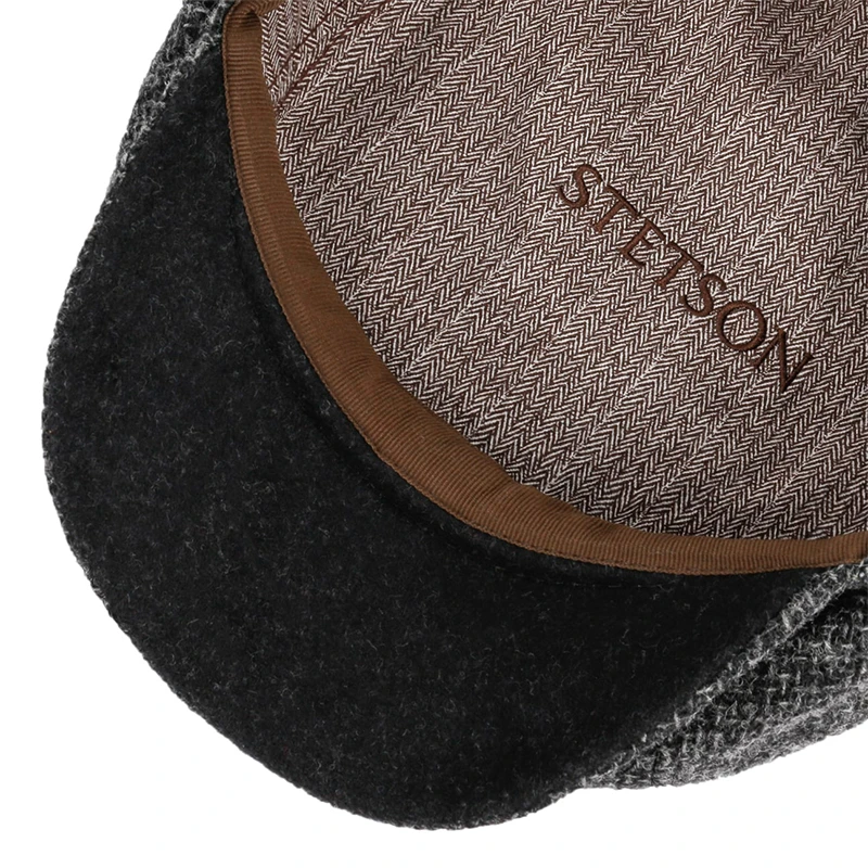 Stetson Hatteras Geweven | Antraciet Zwart | Piet Koopmans
