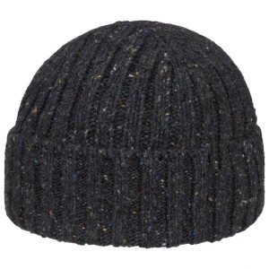 Stetson Beanie Wol | Marine Spikkels