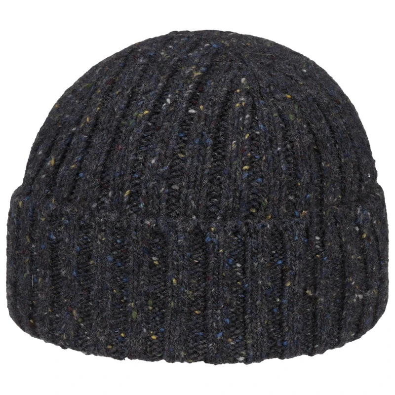 Stetson Beanie Wol | Marine Spikkels | www.pietkoopmans.nl