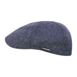 Stetson Flatcap Zachte Twill | Jeansblauw | www.pietkoopmans.nl