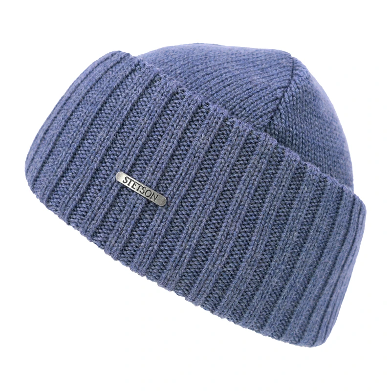 Stetson Beanie  Merino  Wol | Indigo | www.pietkoopmans.nl