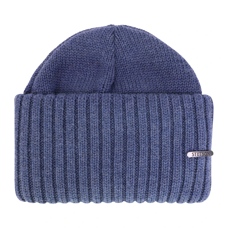 Stetson Beanie  Merino  Wol | Indigo | www.pietkoopmans.nl