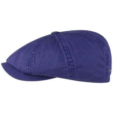 Stetson Newsboy Cap | Kobalt | www.pietkoopmans.nl