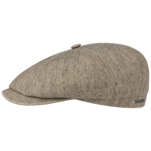 Stetson Newsboy Cap | Khaki Visgraat