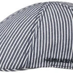 Hammaburg Flat Cap Texas | Marine Gestreept | www.pietkoopmans.nl
