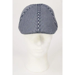 Hammaburg Flat Cap Texas | Marine Gestreept